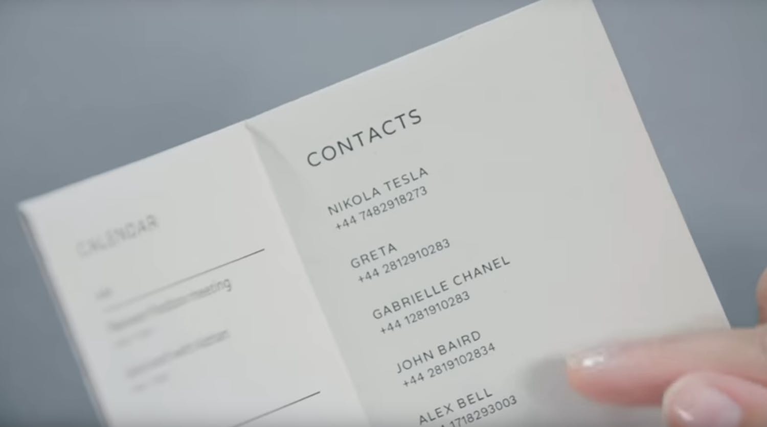 Google Paper Phone Google Paper Phone tuo puhelimesi paperille